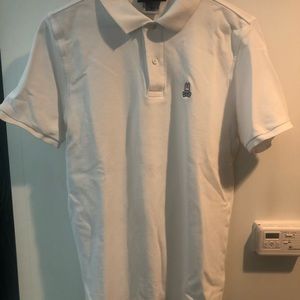 Psycho Bunny Classic Polo White Medium